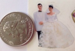 WEDDING DAY Sticker(11pc)Approx.4″x 4″ Paper House•Bride•Groom •Cake•Flowers•