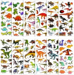 24 Sheets Dinosaur Stickers 450+ for Kids Boys Girls Toddlers, Teacher Reward…