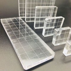 7pcs High Transparency Acrylic Block DIY Seal Stamp Scrapbooking Album