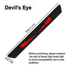 Monster Eyes Car Tail Light Sticker Devil Eyes Carbon Fiber Decal