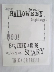 Scrapbooking Transparency Overlay 6pc Halloween Autumn Fall Zoo Pumpkin LOT E