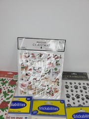 Scrapbooking Stickers Lot Word Bubble Family Phrase Stickabilities Sports 19