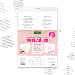 Designs Wonderful Days Peelables Stickers for Card Making. 48 Peelable Verses &