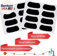 60 Pairs Eye Black Stickers for Kids Customizable Sports Face Eyeblack Sticker f