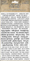 Idea-Ology Remnant Rub-Ons Tiny Text, Multicolor