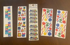 FRANCES MEYER “Look Who’s 50 “ & 4 Sheets Coordinating Birthday Stickers