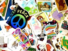 Vintage Sticker Club, Surprise Grab Bag Lot 70s 80s 90s