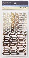 RECOLLECTIONS Planner Accessories GOLD FOIL STICKERS – 320 pcs
