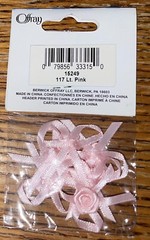 Berwick Offray Light Pink Ribbon Bows Accessories Stylish Accent Craft Scrapbook