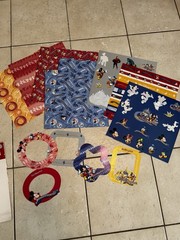 Disney Vintage Scrapbook Lot – New 12×12 Scrapbook + Lot Of Paper & Stickers