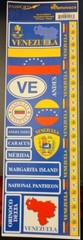 Reminisce Passports Venezuela Die Cut Sticker Sheet – 16 pc