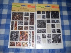 Crafters Square/ASSORTED-Puffy tile,boder,gems (2)18 pc + 21pc + 9pc 3d Motion