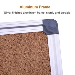 2-Pack Cork Notice Board 48 x 36 Inch, Aluminum Frame Bulletin Board for Wall…