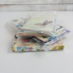 Mixed Lot of Stationary Stickers Cards Some Hallmark Misc Greetings