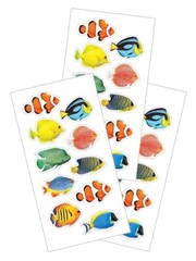 Tropical Ocean Sea Life Fish Stickers Planner Supply Papercraft Crafts Blue Tang