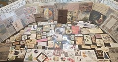 Storyteller Junk Journal Kit Paper Stickers Tags Book Books Stories Reading Read