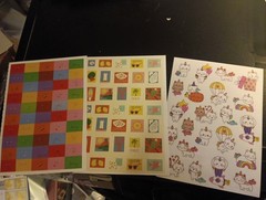 3X STICKERS FOR SCRAPBOOKING/JOURNALS 19X14 CM (ST273)
