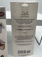 Vintage Hallmark 25th Anniversary Angel Keepsake Ornament Stickers 8 Sheets