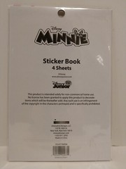 NEW~ Disney Junior MINNIE MOUSE Sticker Book Lot of 4 Pkgs 300 Each,Puffy,Floral