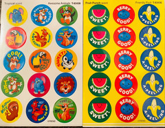 Mixed Scents | Scratch and Sniff Stickers Desserts Fruits Candy Animals Rewards