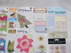 Lot of 50 Jolee’s Boutique EK Success Scrapbooking Stickers Embellishments New
