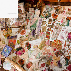 Vintage Scrapbooking Supplies Kit Vintage Stickers for Scrapbooking Journaling A