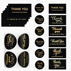 600 pcs1.5inch Thank You for supporting My Small Business Cards120 pieces 2×3.5