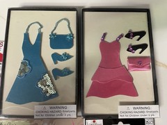 Lot Of 6 New Pkgs. Of Stickers &Emblishments Girly Sequin, Rhinestone , Sparkles