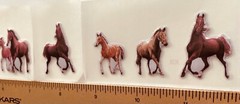 Mxd Horse Pony Wild West Cowboy Themed Stickers + Puffy Sticker Western Town Lot