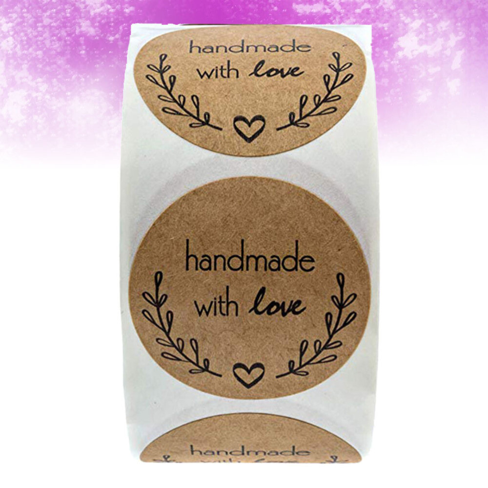 White Sticky Labels Strong Adhesiveness Stickers High Quality