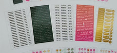 NEW Heidi Swapp Planner Stickers Fresh Start Clear & Hello Beautiful Gold Foil