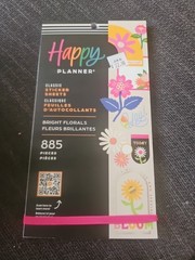 Happy Planner Classic Sticker Sheets Bright Florals 885