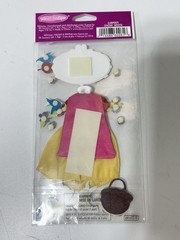 NEW Disney EK Success Jolee’s Boutique 3-Dimensional Stickers Snow White Dress