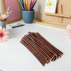 50Pcs Reusable Dried Wood Sticks for DIY Crafts Rustic Coffee Branch Supplies