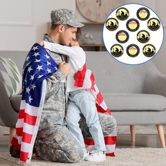 New Best 80 Pcs Military Challenge Coins Thank You for Your Service Veterans