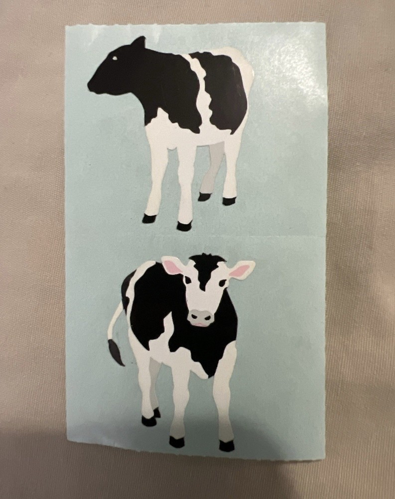 Mrs. Grossman’s Stickers Animals Cows 1/2 sheet