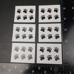 Provo Craft Stickers Just Paws 42-0275 Dog Puppy Paw Print Animals 6 Modules
