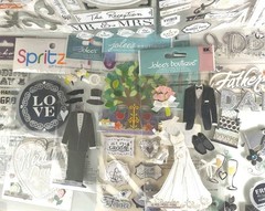 Lot of 17 Packs Jolee’s Boutique Scrapbooking Stickers Wedding Theme Bride Groom