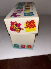Vintage Highlights For Children Magazine Sticker File Box & Holiday Stickers Lot