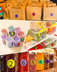 4500 Pieces 9 Roll Circle Number Sticker 1-9 Inventory Stickers 9 Colors Sticky