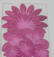 LOT PAPER FLOWERS PRIMA PETALOO LEAVES STUDIO 8 JOLEES MULBERRY ORGANDY PLUS
