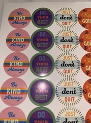 15 Pages Of Growth Mindset Affirmation Round Multicolor Stickers (963)