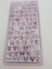 Sanrio BONBON DROP Seal moji Sticker Set 8pcs Hello Kitty Kuromi Japan Rare