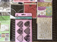 HOT OFF THE PRESS LOT-Stamps-Dazzles-Pockets-Brads-Folder~NEW