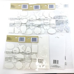Crafters Square Sticker LOT Vintage Birds Butterflies Floral Mason Jar Labels