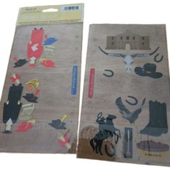 Vintage Lot of 6+ NEW Stickopotamus Scrapbooking Binder Stickers Sheets SEALED