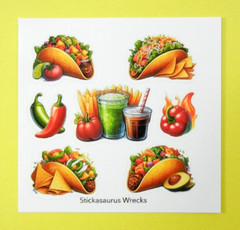 Tacos Mini Sticker Sheet