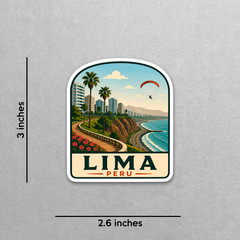 Peru Lima Magnet | Travel Magnet | Fridge Magnet