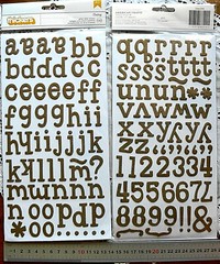LINDSAY THICKERS – Pow Glitter Letter & Numbers 22-30mmHigh 2 Colour Choice L3mb