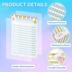 9Pcs Classroom Charts Colourful Classroom Incentive Chart Homework Data Chart…